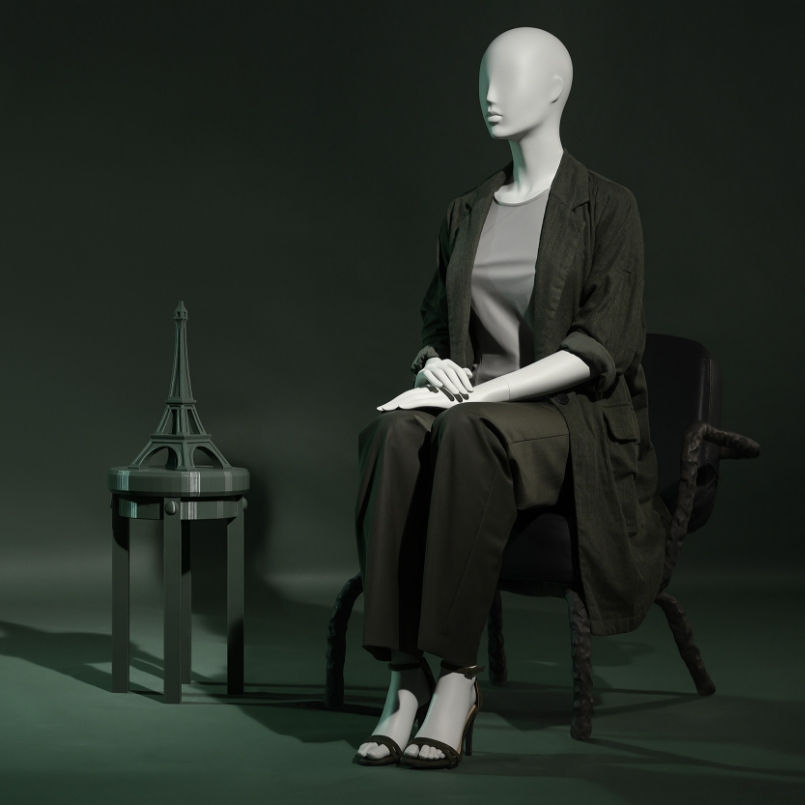 Semi abstract female mannequins – Paris collection Hans Boodt Mannequins